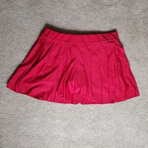 Nike Red Dri Fit Tennis Skirt Size L